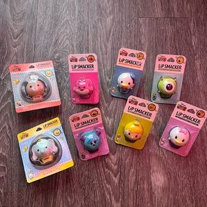 Never Used : Disney : Tsum Tsum : Lip smacker lot